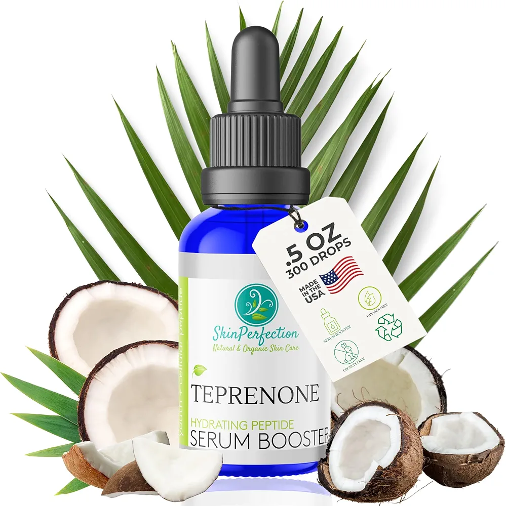 Skin Perfection Advanced Teprenone DIY Anti-Aging Peptide Boost: Reduce Redness Wrinkles Improve Hydration Enhance Skin Tone Youthful Skincare