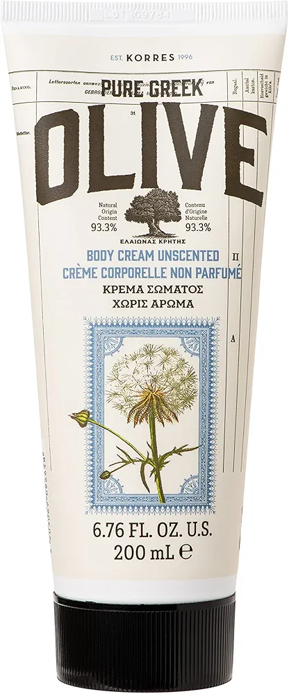 KORRES Olive Body Cream, Unscented, 6.76 fl. oz.