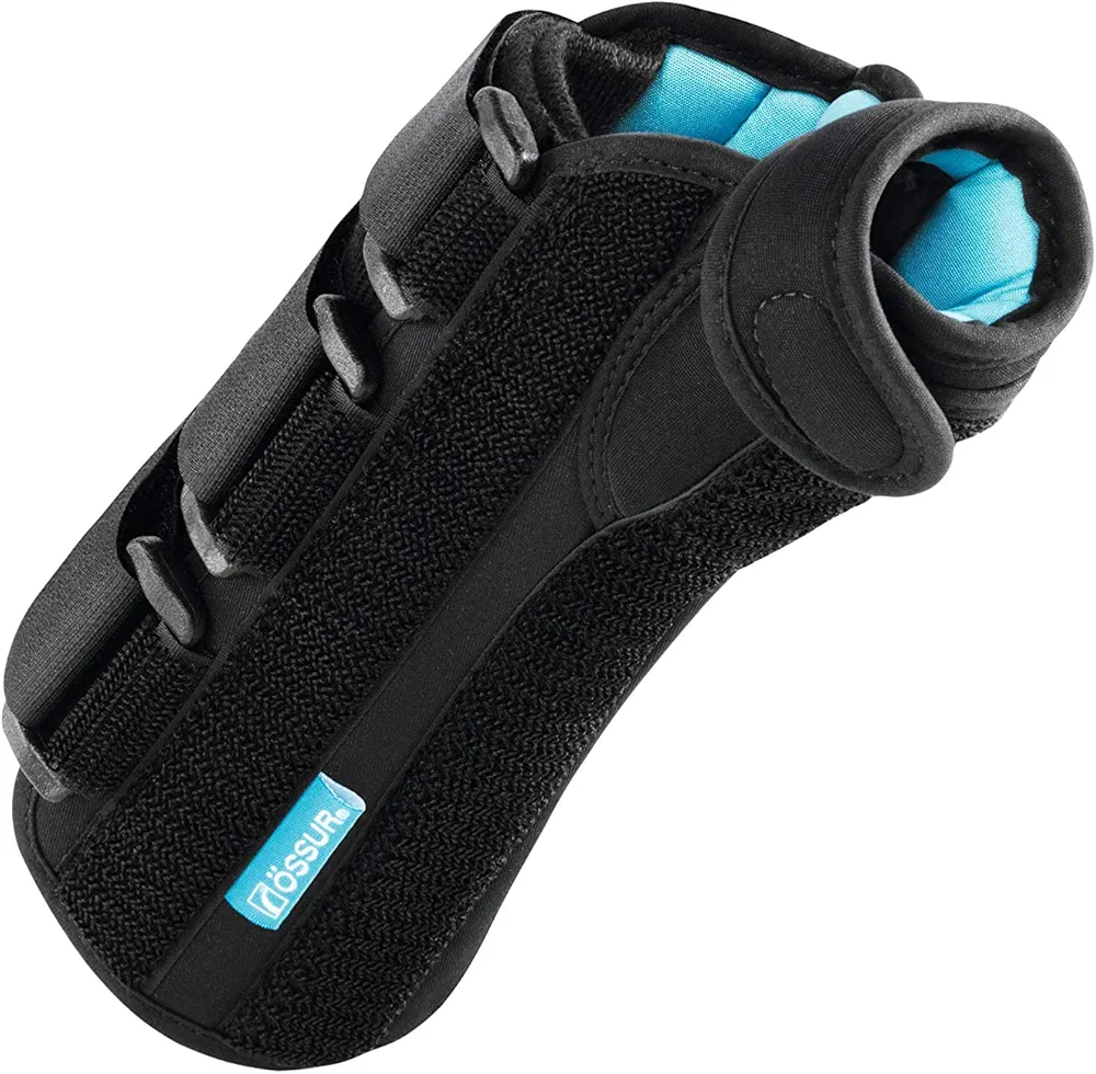 Ossur Formfit Thumb Spica Brace for DeQuervain’s Tendonitis, Arthritis and Gamekeeper’s Thumb | Features Removable Aluminium Stays & Contact Closure Straps | Breathable Material | (Left, Medium)