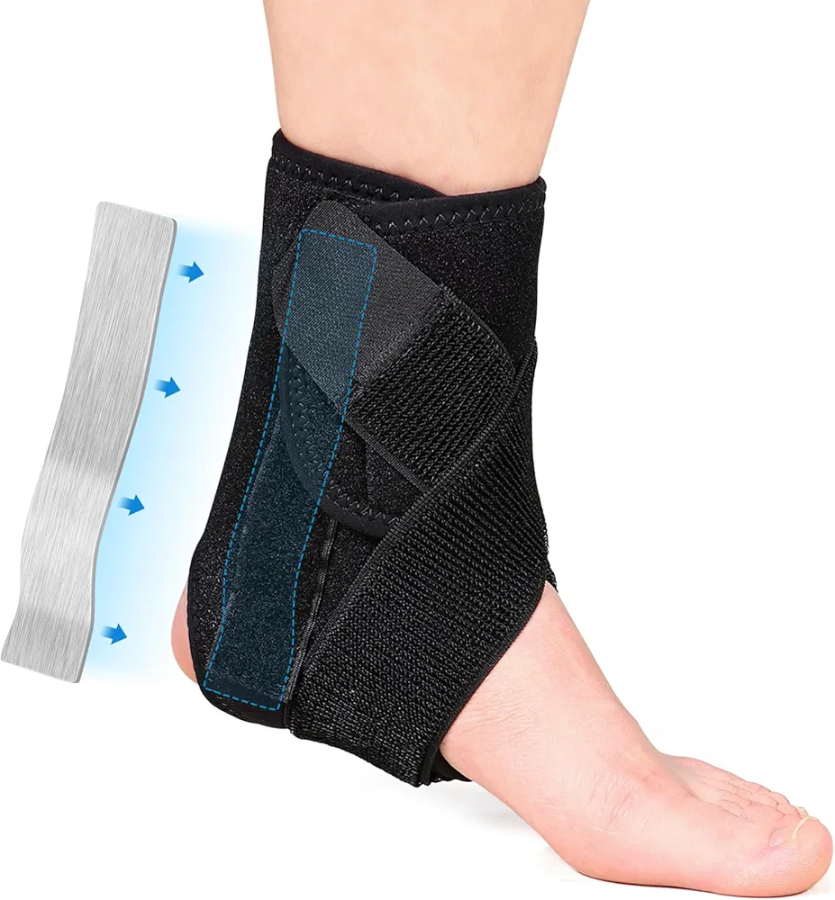 Cozyhealth Ankle Support Brace for Ankle Sprains, Ankle Support Sprained Ankle Brace for Basketball Soccer Volleyball, Right and Left Specific for Men Women