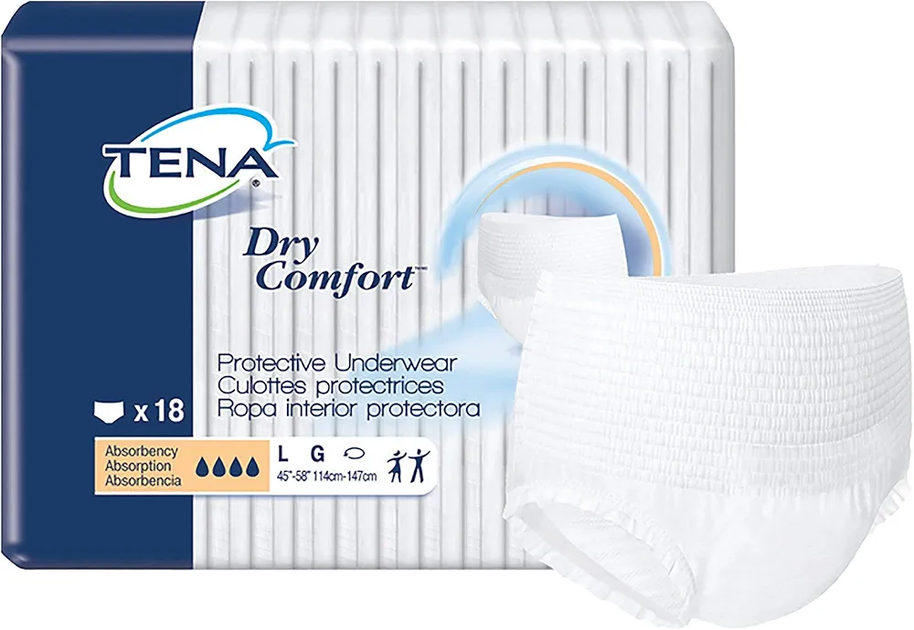 SQ72423 - Sca Personal Care Inc Tena Dry Comfort Protective Underwear, Large