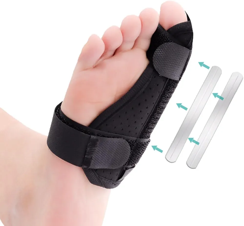 lefeke Bunion Corrector for Women Men, Big Toe Straightener for Bunion Relief, Orthopedic Bunion Splint for Hallux Valgus, Hammer Toe Corrector, Foot Brace for Night Support (Left)