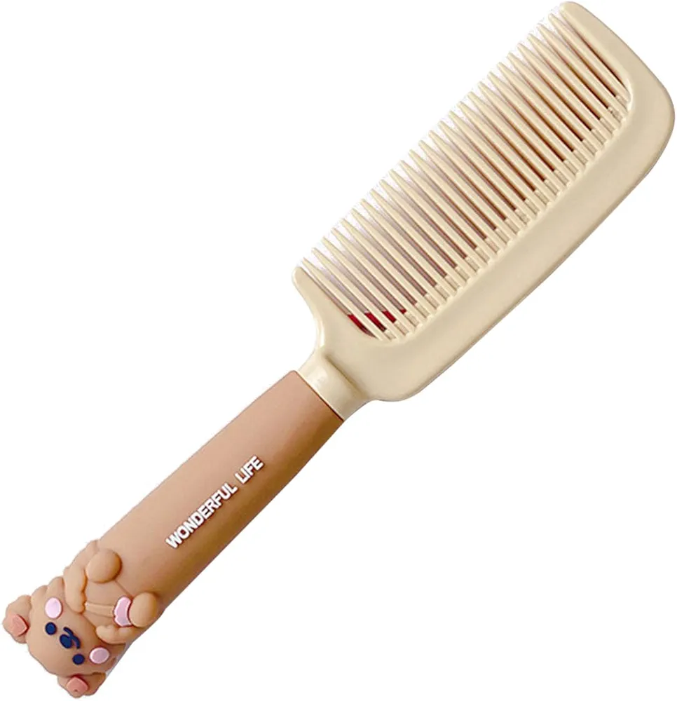 Baby Hair Comb Children Hair Comb Finest-Teeth Girls Hair Combs For Child Infant Fetal Head Massage Cleaning Long Comb Baby Hair Brush Baby Hair Brush Set For Newborns Baby Hair Brush Soft Baby Hair