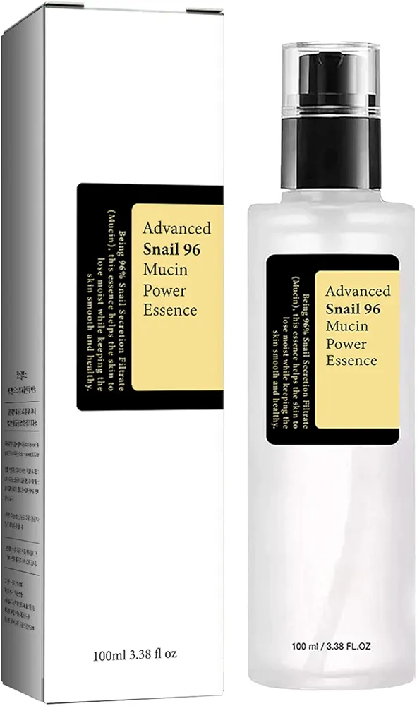 Advanced Snail Mucin 96% Power Repairing Essence, Snail Mucin 96% - Anti-Aging Serum, With Snail Secretion Filtrate For Dull And Damaged Skin, Anti-Aging & Discoloration Correcting(100m)