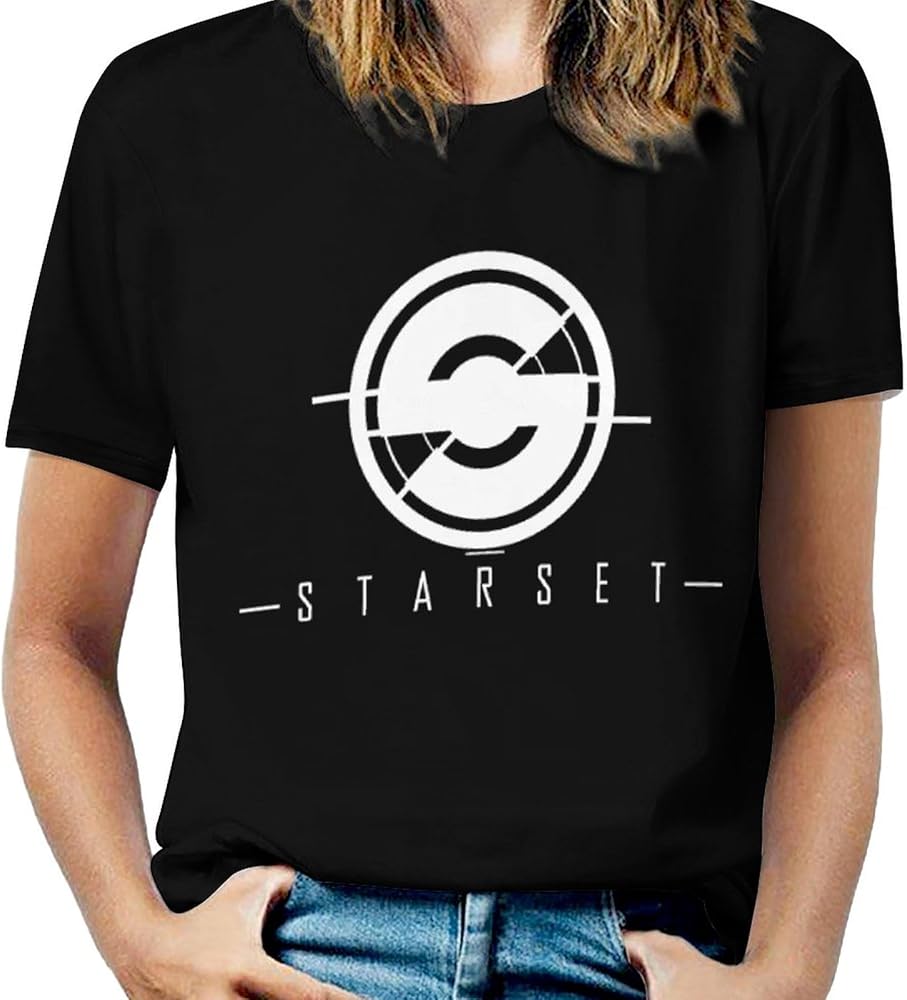 Starsets Shirt Women T Shirts Casual Summer Short Sleeve Graphic Tee Tshirts Trendy Soft Basic Tunic Tops Blouse