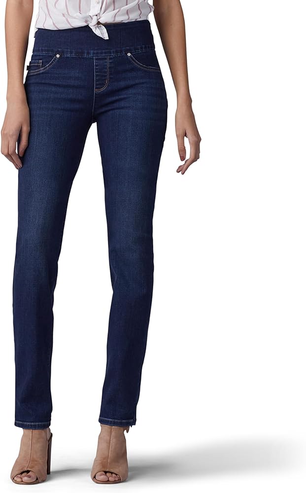 Lee Women's Sculpting Fit Slim Leg Pull on Jean