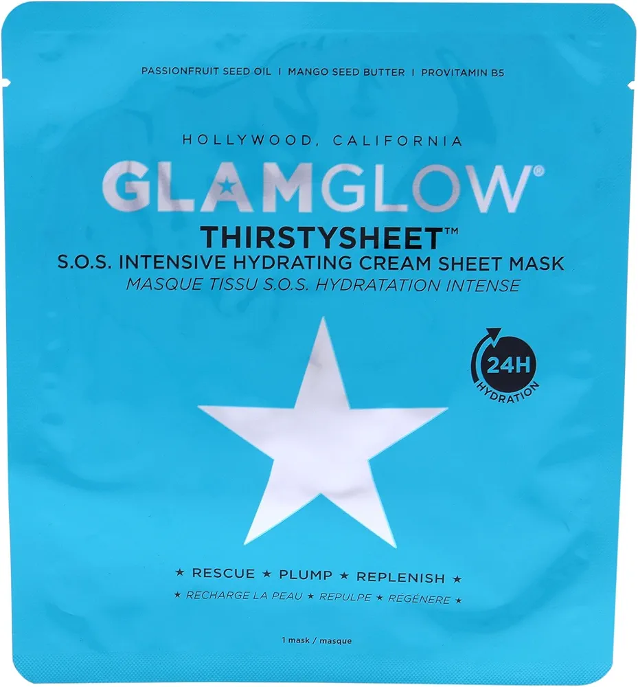 Glamglow Thirstysheet Intensive Hydrating Cream Sheet Mask Unisex Mask 1 Pc