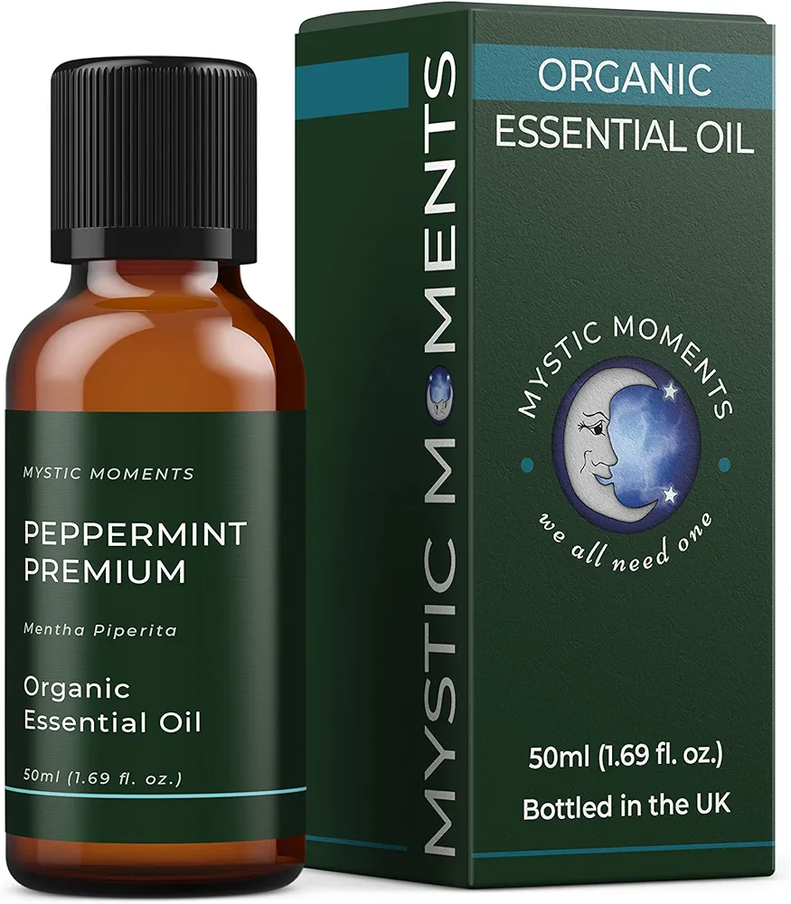 Mystic Moments | Peppermint Premium Organic Essential Oil - 50ml - 100% Pure