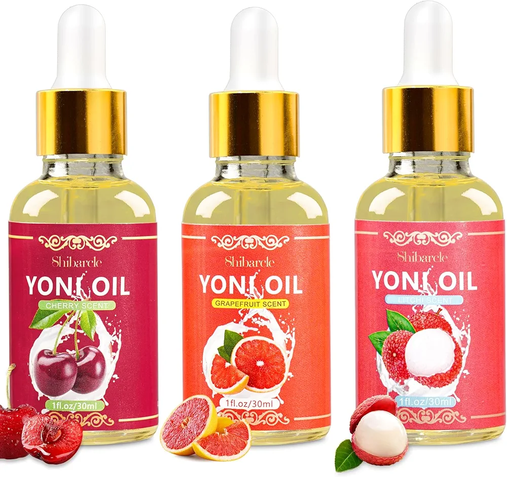 3 PCS Yoni Oil for Women pH Balance, Natural Feminine Oil Deodorant Vaginal Moisturizer, Feminine Care Yoni Oil for Wetness Eliminates Odor