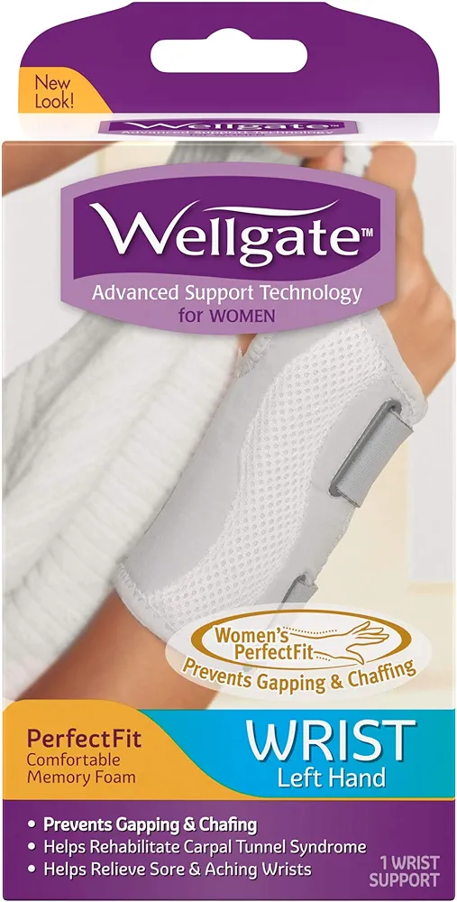 for Women, PerfectFit Wrist Brace for Wrist Support - Left