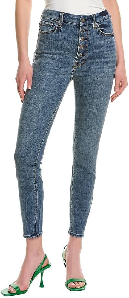 7 For All Mankind Women's Aubrey Exposed Button Fly in Troubador