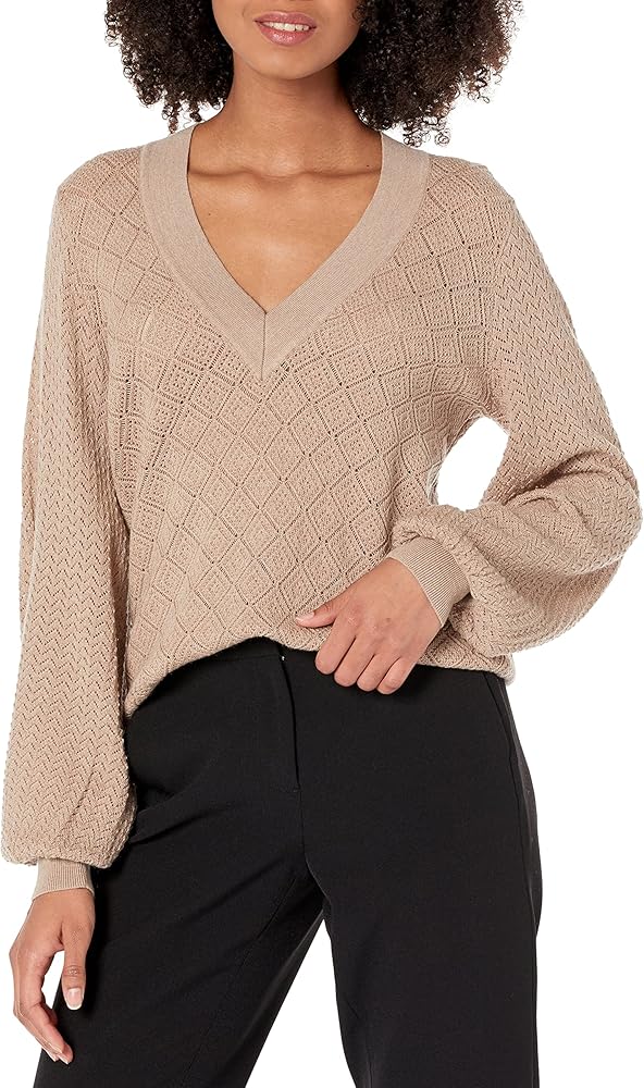 Trina Turk Women's V Neck Sweater