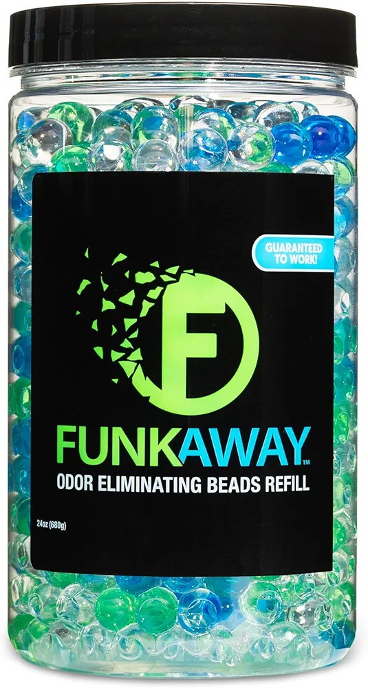 FunkAway Odor Eliminating Beads Refill, 24oz