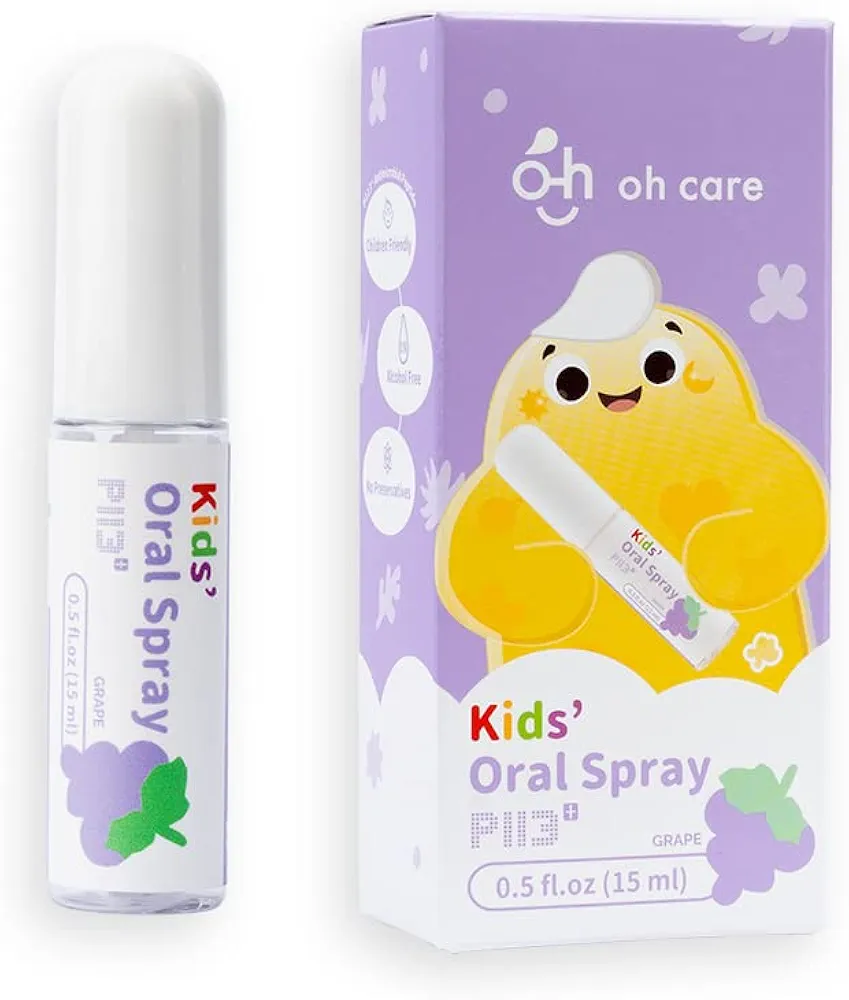 Children Mouth Spray P113+ Contained, Alcohol Fluoride Free Plaque Reducing Cavity Preventing and Safe to Swallow Kids’ Mouth Health Product