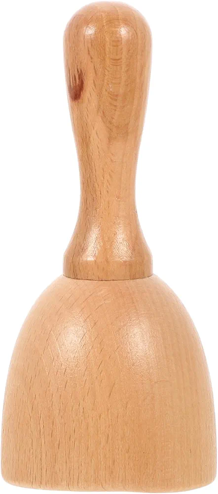 Maderoterapia Handheld Wood Massage Cup Wooden Swedish Vacuum Cup Anti- Massager Body Sculpting Tool Gua Sha Cupping Tools for Maderoterapia Muscle Pain 14x6cm