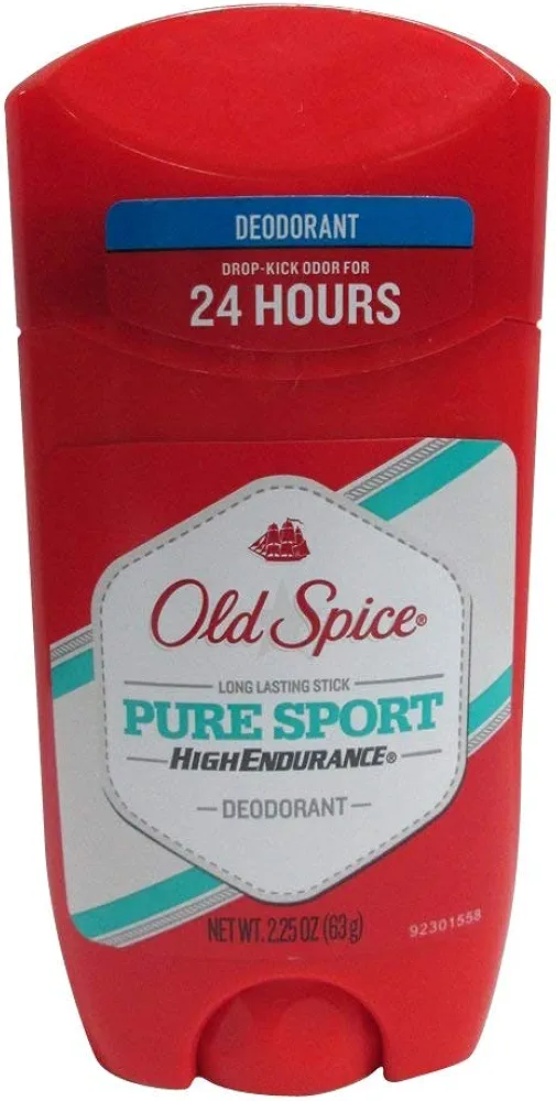 Old Spice High Endurance Deodorant, Pure Sport 2.25 oz (Pack of 12)