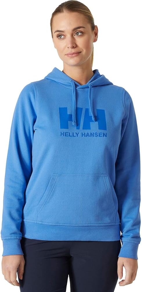 Helly-Hansen Women's HH Logo Hoodie, 554 Ultra Blue, Small