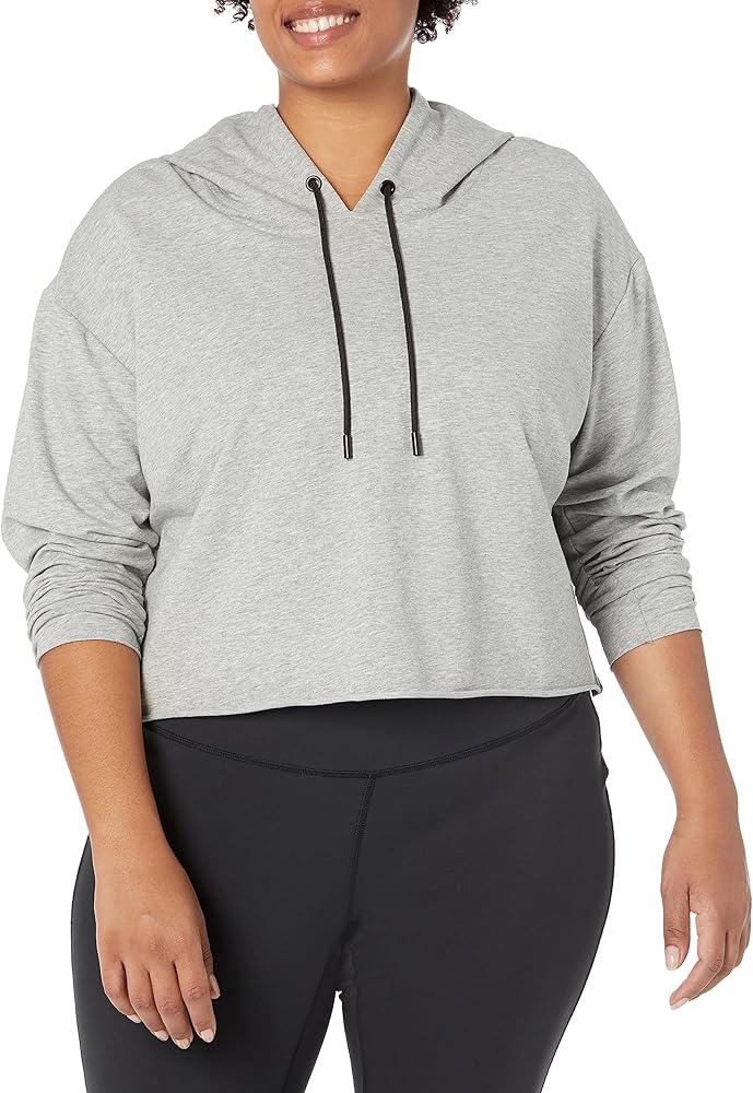 City Chic Women's Apparel Women's Hoodie Raw Edge