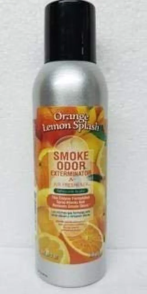 Smoke Odor Exterminator 198 gm/ 7 oz Large Spray Orange Lemon Splash.