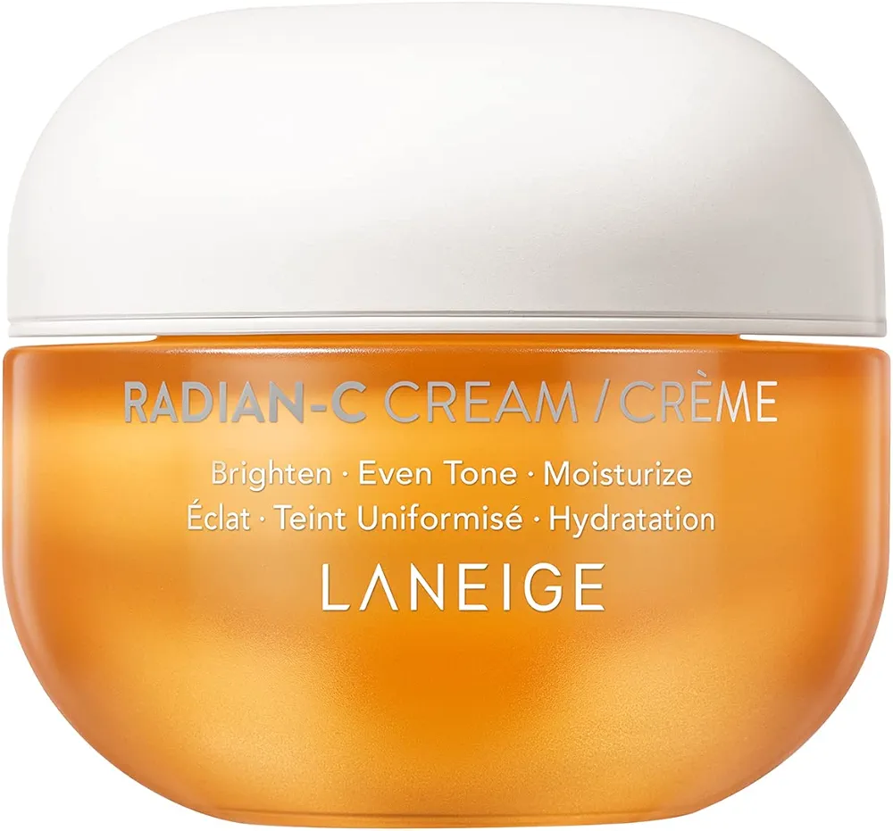 LANEIGE Radian-C Cream: Vitamin C & E, Visibly Brighten, Dark Spots, Dullness, Dermatologist-Tested, Hypoallergenic