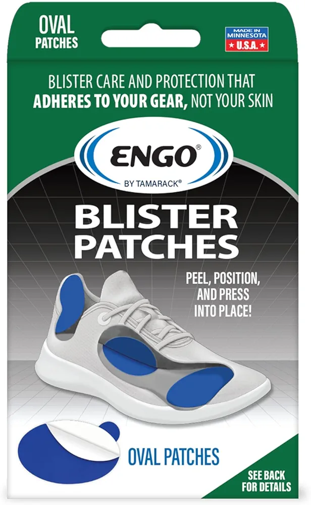 Blister Prevention Patches Oval Patches (Large Oval, 4, Count)