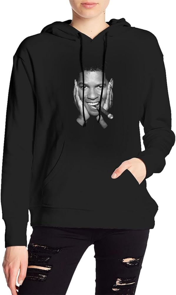 Denzel Washington Hoodie Female Winter Warm Fleece Lined Long Sleeve Pullover Sweatshirts With Pocket