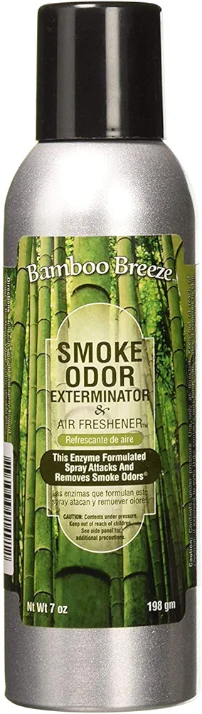 H&PC-49477 Smoke Odor Exterminator 7oz Large Spray, Bamboo Breeze (Limited Edition)