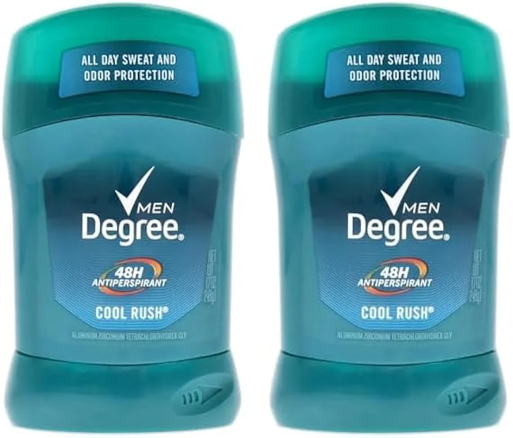 Degree Dry Protection Antiperspirant & Cool Rush Deodorant Stick for Men, 1.7 Ounce (Pack of 2)