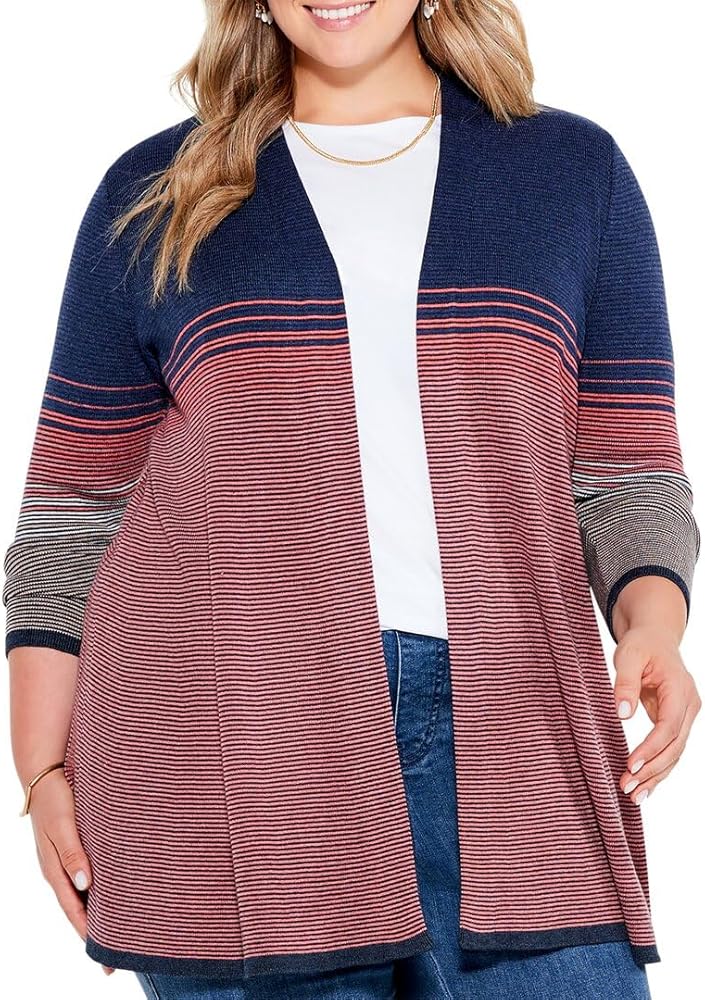 NIC+ZOE Women's Ombre Twirl Cardigan