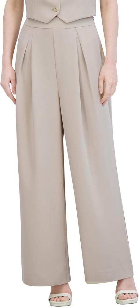 Women's Pleated Wide Leg Pants