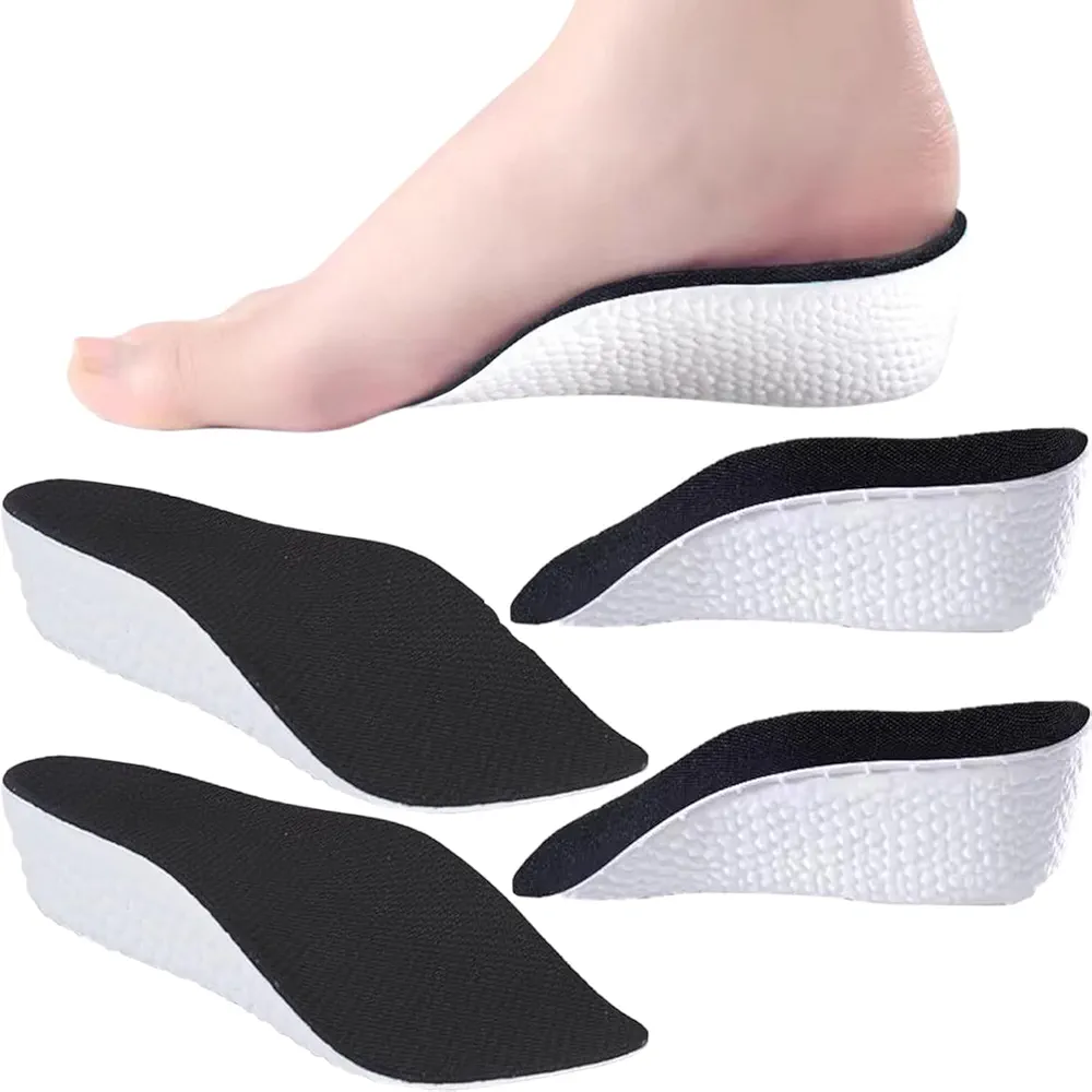 Insole Height, Orthotic High Cushion 1.0, Height Increasing Insole, Arch Support Insole for Plantar Fasciitis, Flat Feet, Overstriding, Achilles TendonitisOrthotic High Cushion 2 Pairs (2.5 CM)