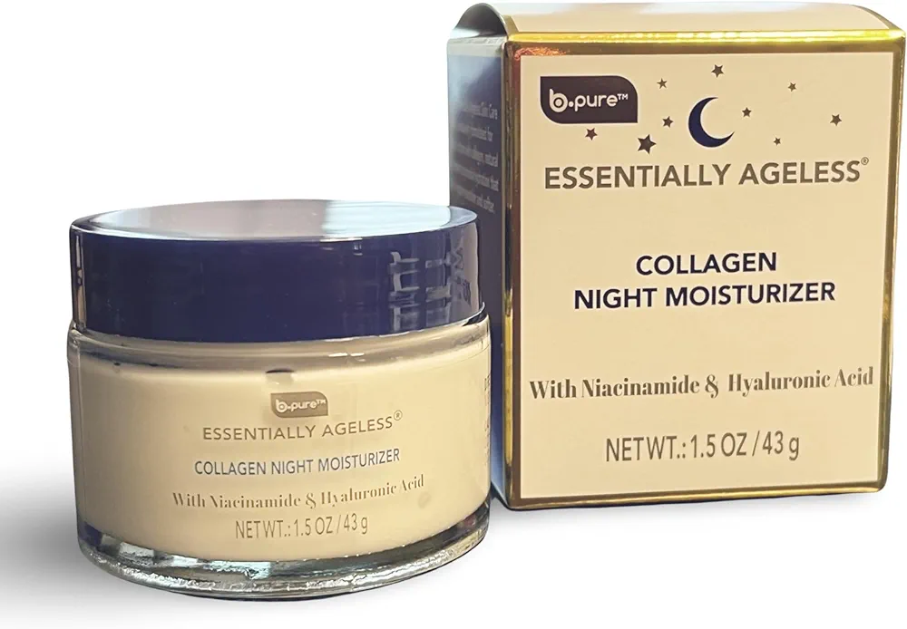 b.pure Essentially Ageless Collagen Night Moisturizer