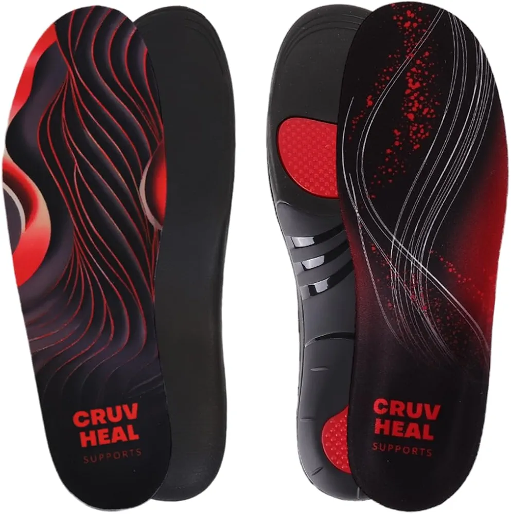 Cruvheal High Arch and 220+ Strong Arch Insoles