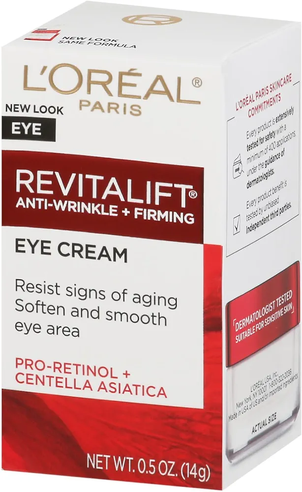 Personal Care - L'Oreal - RevitaLift Anti-Wrinkle + Firming Eye Cream 14g/0.5oz