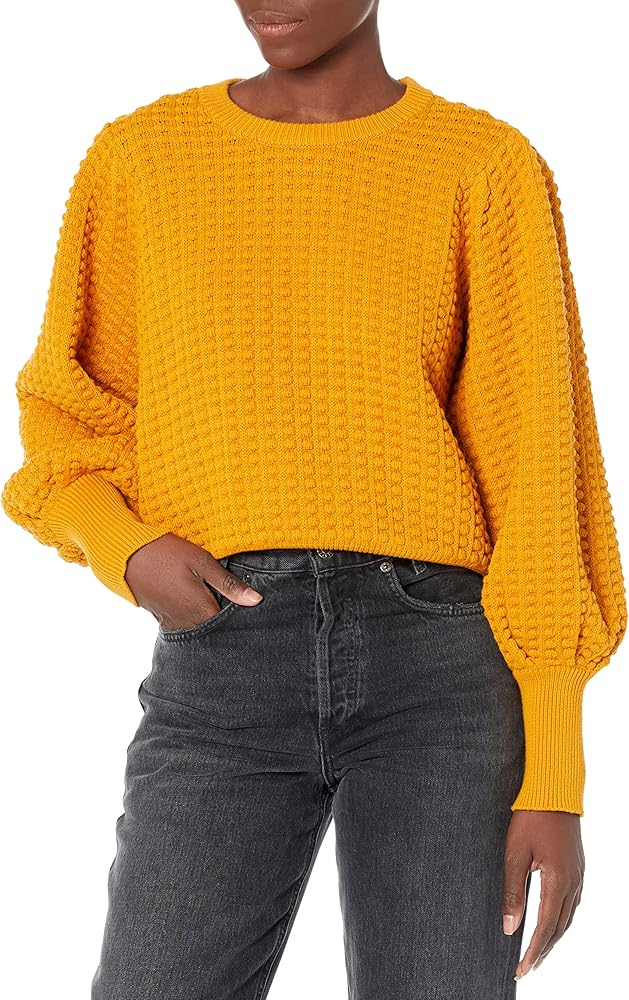 French Connection Women's Mozart Balloon Sleeve Popcorn Sweater