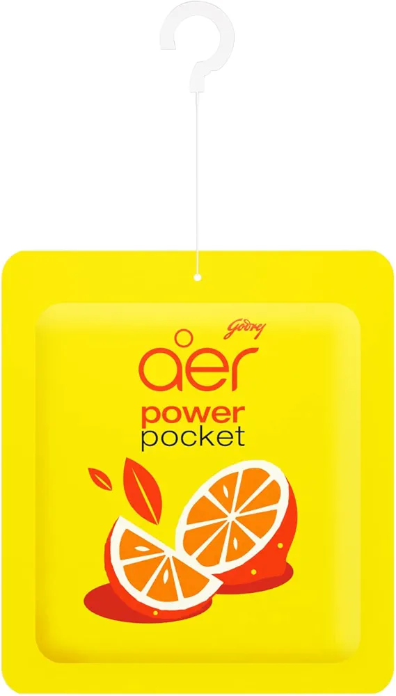 Power Pocket Tangy Delight (10g) | Air Freshener - Bathroom and Toilet | Lasts 30 days