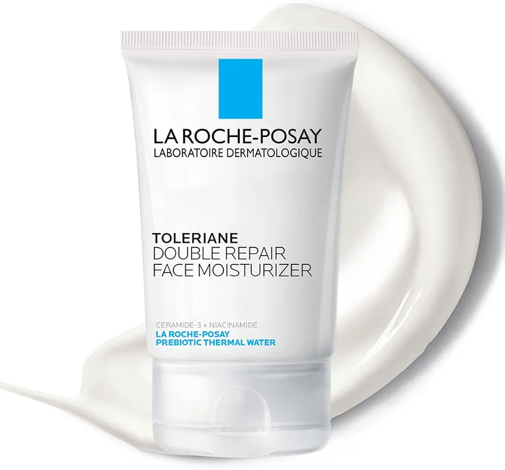 La Roche-Posay Toleriane Double Repair Face Moisturizer | Daily Moisturizer Face Cream with Ceramide and Niacinamide for All Skin Types | Oil Free | Fragrance Free