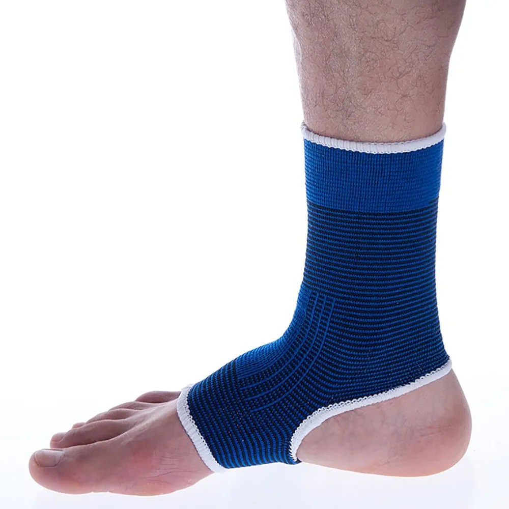 1-Piece Premium Compression Ankle Sleeve for Women, Blue, Large, 0.09 Pound