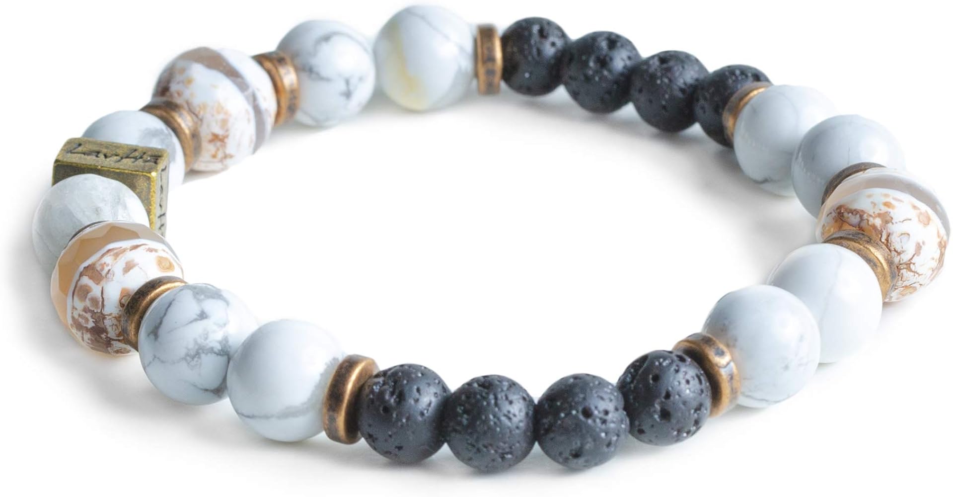 Edens Garden Cayman Essential Oil Lava Bracelet (Best for Diffusion and Aromatherapy Jewelry)