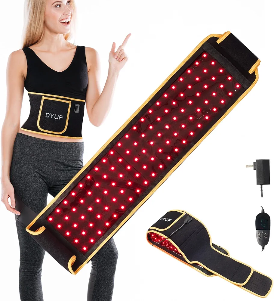 Red Light Therapy Belt DYUF Infrared Light Therapy : Muscle Recovery, Pain Relief, and Healing Device