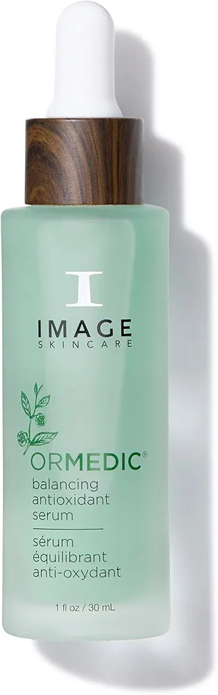 IMAGE Skincare, ORMEDIC Balancing Antioxidant Serum, Hydrates & Soothes Skin with Organic Aloe Vera, Vitamin C, & Botanical Extracts, 1 fl oz