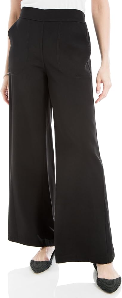 Max Studio Women's Twill Pants with Pockets