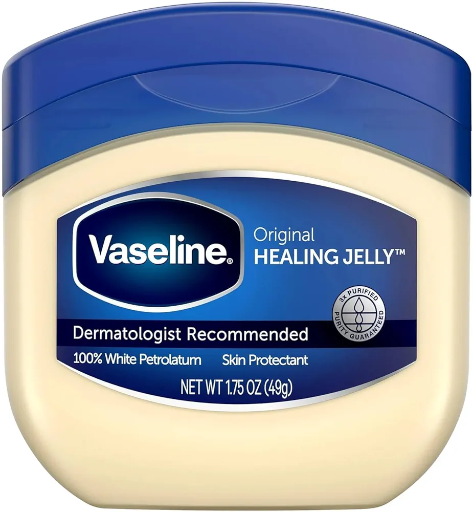 Vaseline 100% Pure Petroleum Jelly, 1.75 Oz / 49 Gr Jars (Pack of 3)