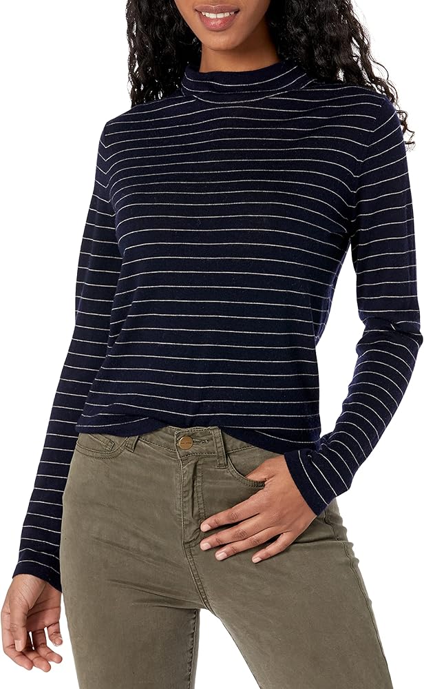 Vince Women's Striped Saddle Sleeve Pullover