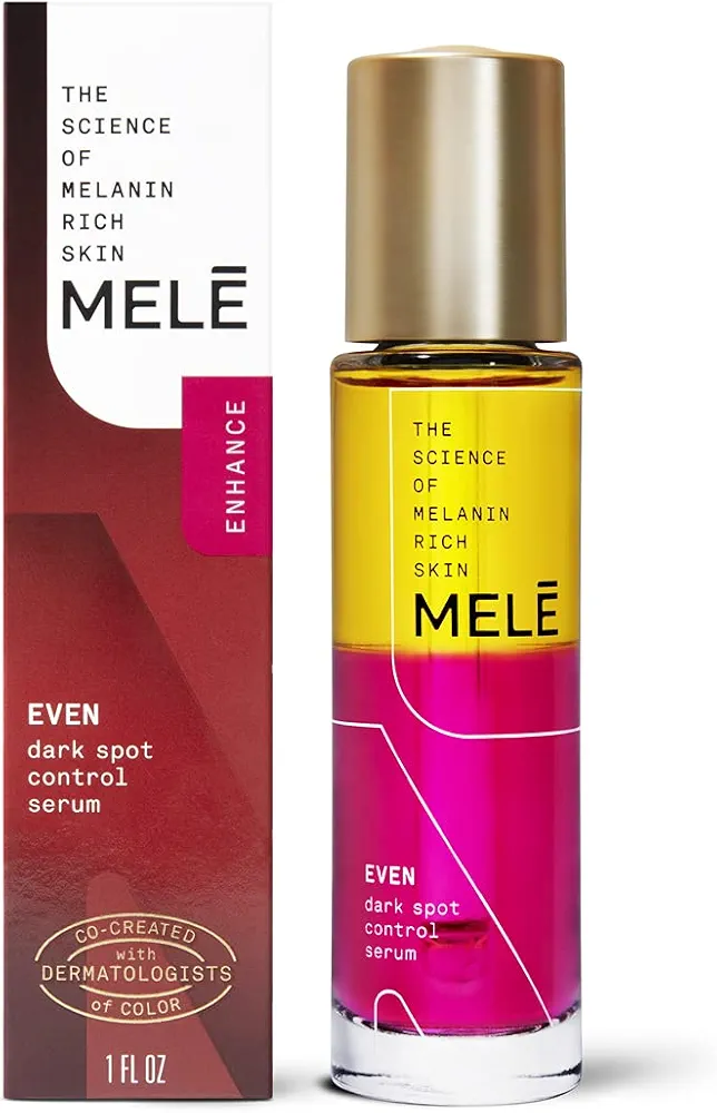 Mele Even Dark Spot Visibly Reduces Dark Spots, Uneven Tone, And Signs Of Aging Control Serum With Niacinamide, Vitamin E, And Pro-Retinol 1 oz