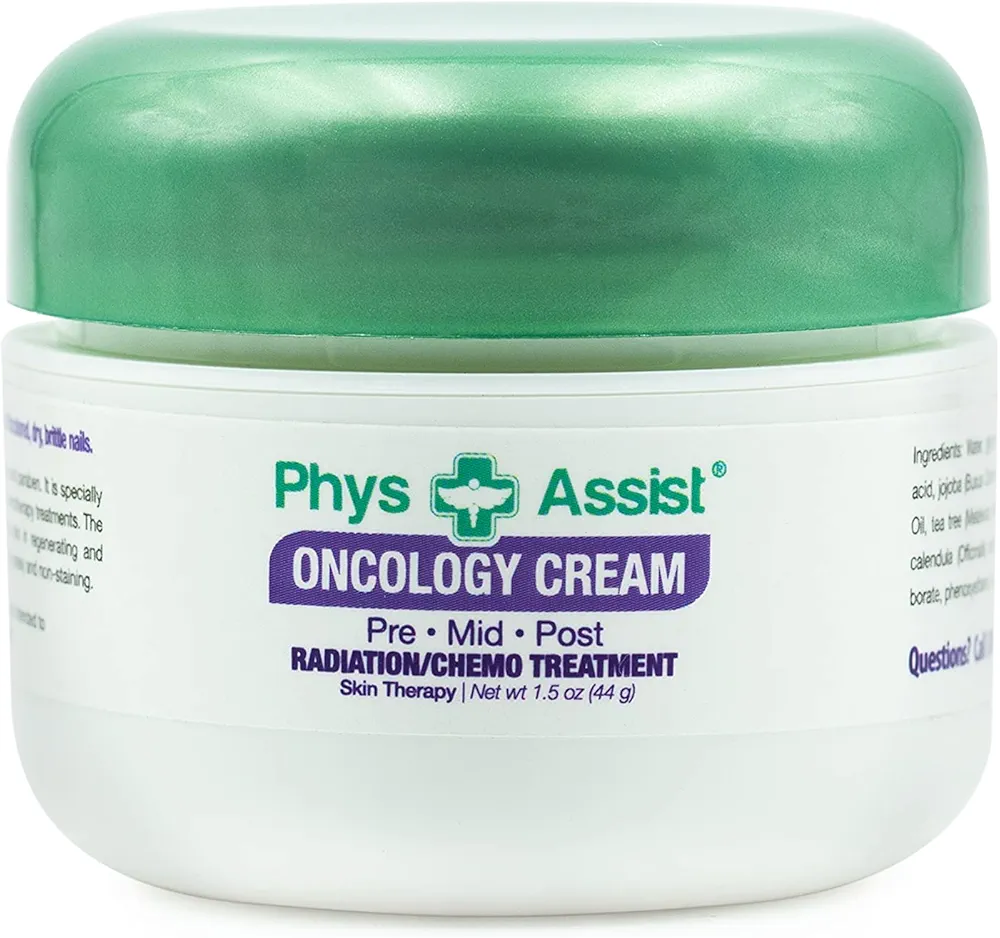 Oncology Cream 1.5 oz. Travel Size. Soothing, Calming and Hydrating to Stressed Skin Undergoing Chemo or Radiation. Made with Botanicals of Lavender, Calendula, Peppermint