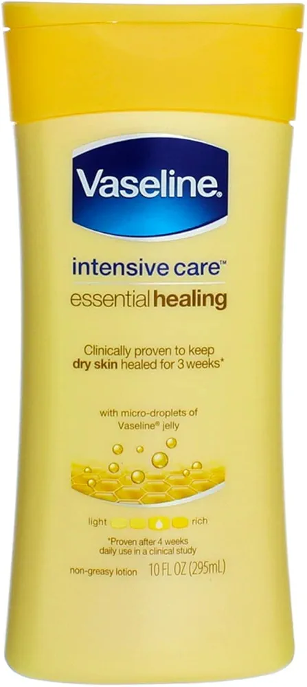 Vaseline Intensive Care Essential Healing Lotion, 10 Oz (Pack of 4)