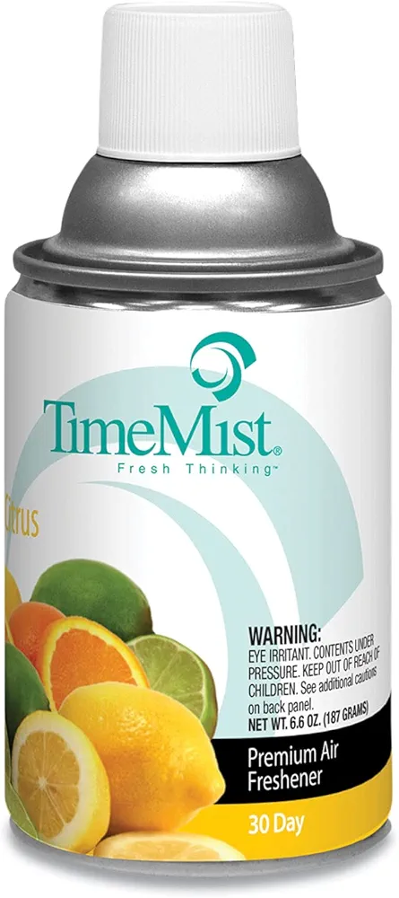 TimeMist 1042781 Metered Fragrance Dispenser Refill, Citrus, 6.6oz, Aerosol