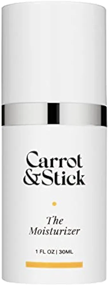 CARROT & STICK The Moisturizer - Skin Moisturizer, Antioxidant Formula, Plant Proteins, Vitamins, Peptides, Amino Collagens, 1 Fluid Ounce