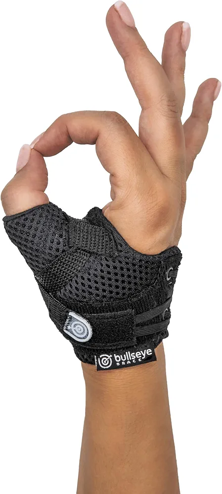 NEW!! Bullseye Thumb Brace – For CMC Arthritis and Injury - Stabilizes Thumb Basal Joint (S/M - Right Hand)